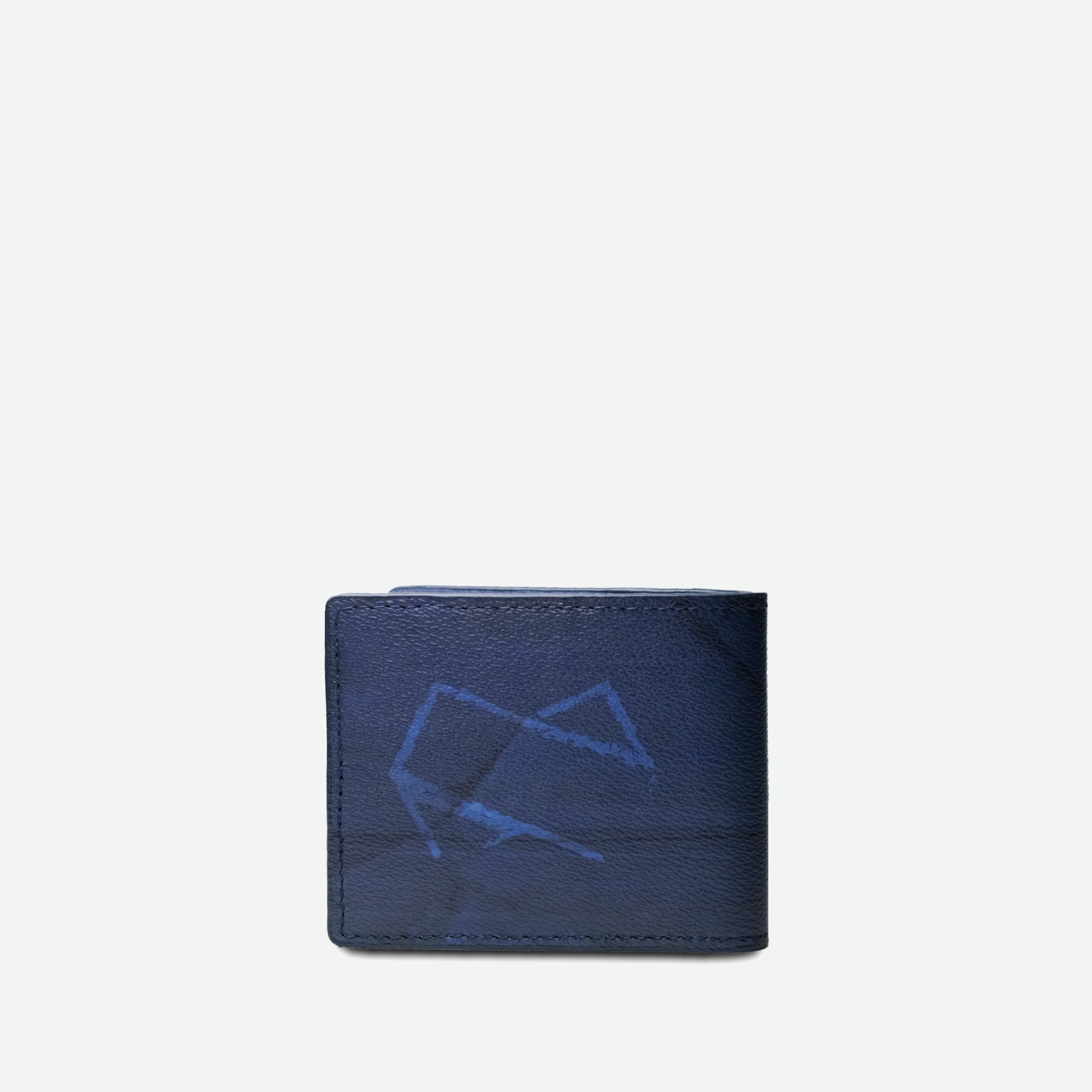 Blå Pung Med Kortholder